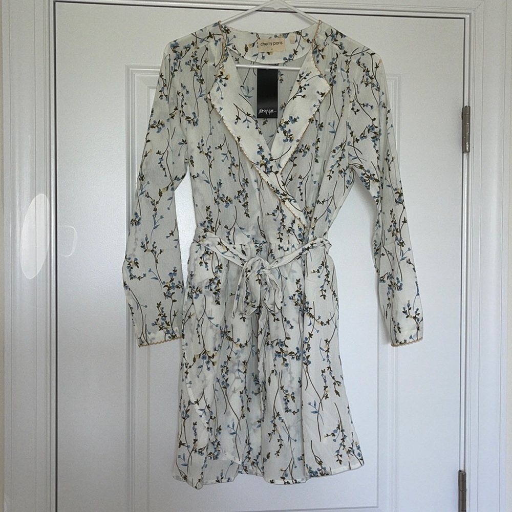 Floral wrap dress
